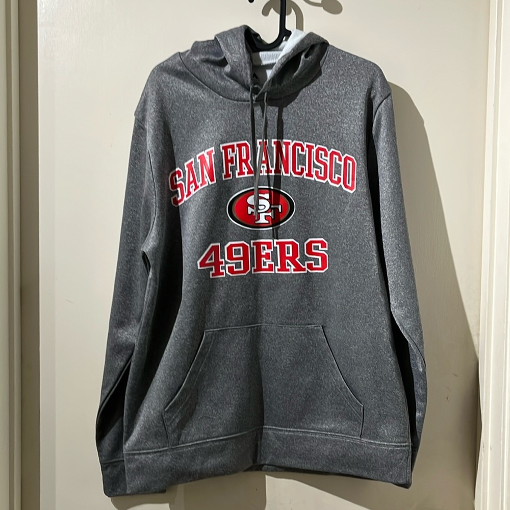 49ers Gray Hoodie Men